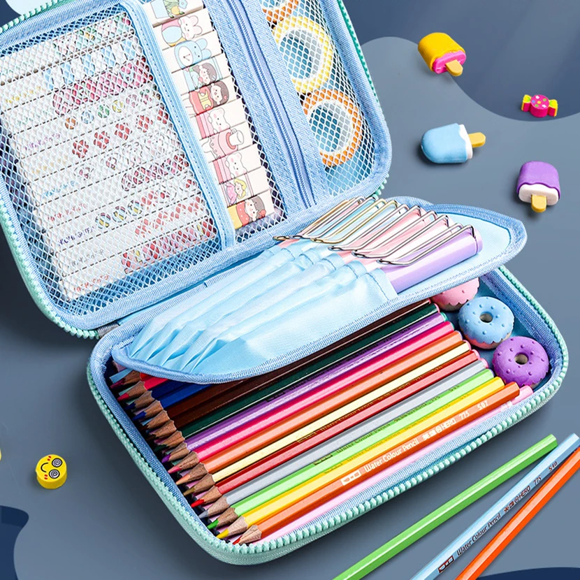 Kawaii Единорог Карандаш Чехол Милая кошка чехол s estuche estojo escolar papeleria piornik Канцтовары