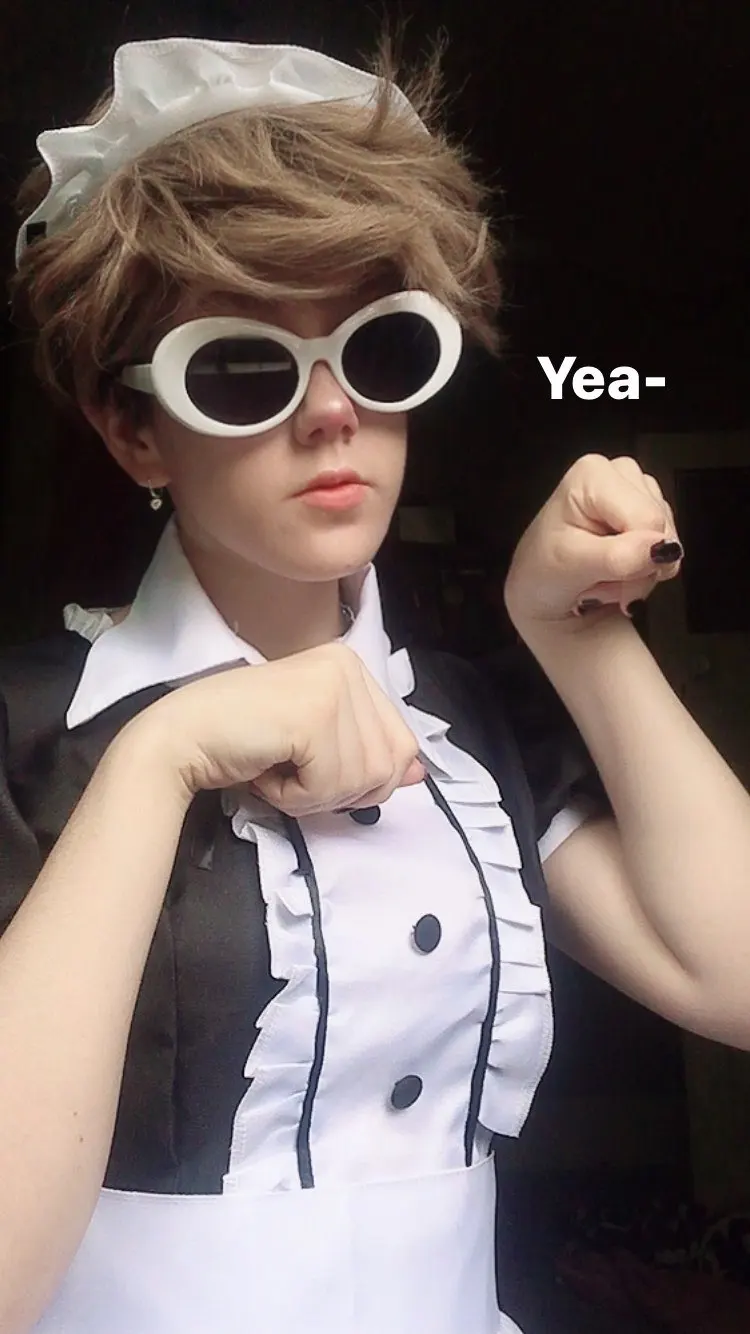 m 5xl plus size arpon maid lace mini dress cute lolita halloween costume girls kawaii anime outfit cotton short sleeve for women free global shipping