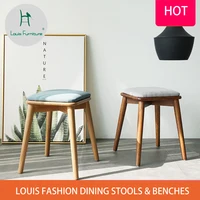 Louis Fashion Dining Stools & Benche cloth  creative simple fashion household Japanese style table make-up shoes