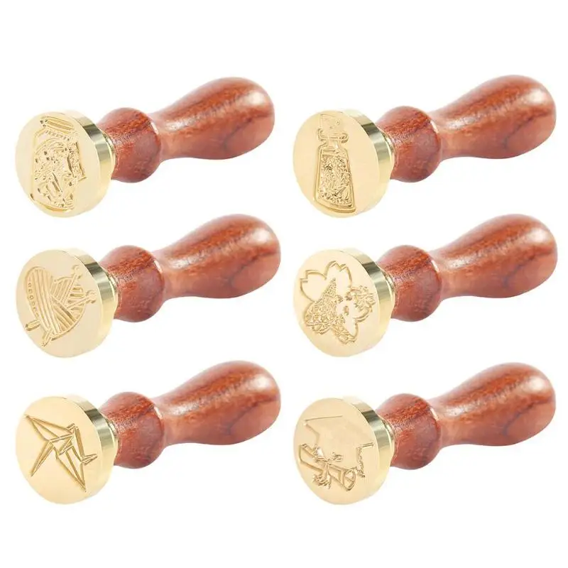 Ретро Печать букв воск медный Штамп для DIY конверт скрапбукинга свадебные