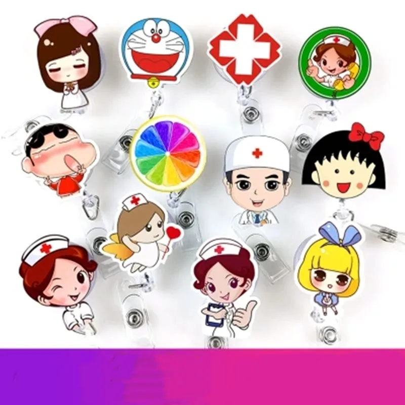 Милый выдвижной держатель значка катушка для идентификационной Карты студента