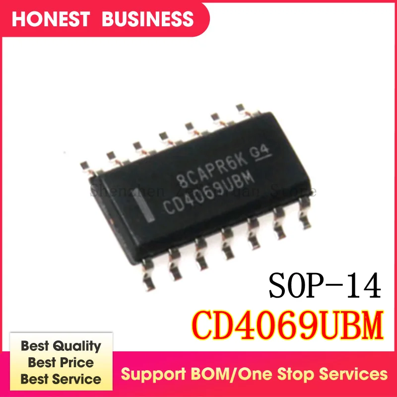 

Новый 50 шт. CD4069UBM CD4069 HEF4069UBT HEF4069 SOP-14 мультиплексор переключатель ICs S Diff 4-Ch в наличии