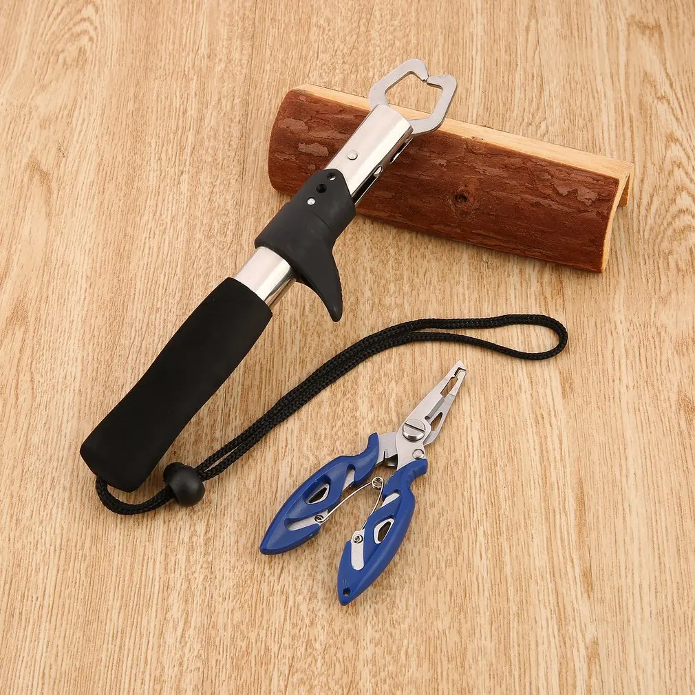 

Fishing Multifunctional Plier Fishing Lanyards Boating Ropes Kayak Camping Secure Pliers Lip Grips Tackle Fish Tools Adjustable