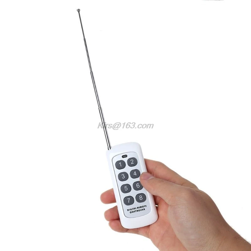 1 комплект 433Mhz DC 12V 8CH RF беспроводной пульт дистанционного управления Передатчик