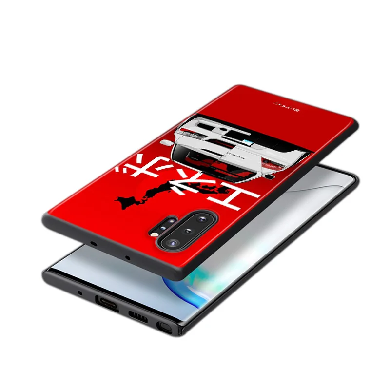 

Cartoon Fashion Sports Car For Samsung Galaxy S21 S20 FE Ultra S10 Lite S9 S8 Plus S7 S6 Black Phone Case