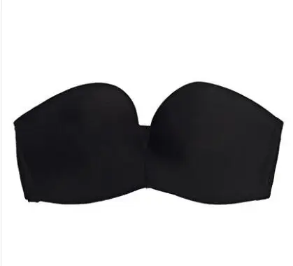 Женский Гладкий бесшовный бюстгальтер без бретелек с эффектом пуш