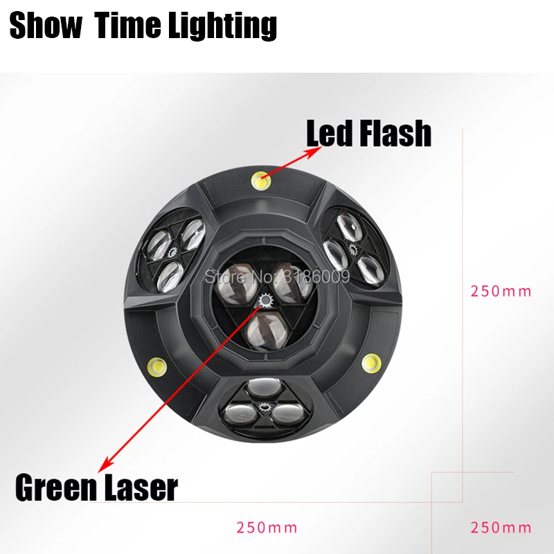 Новое поступление 200 Вт неограниченное поворачивать 16 шт. пчелиный глаз пучка