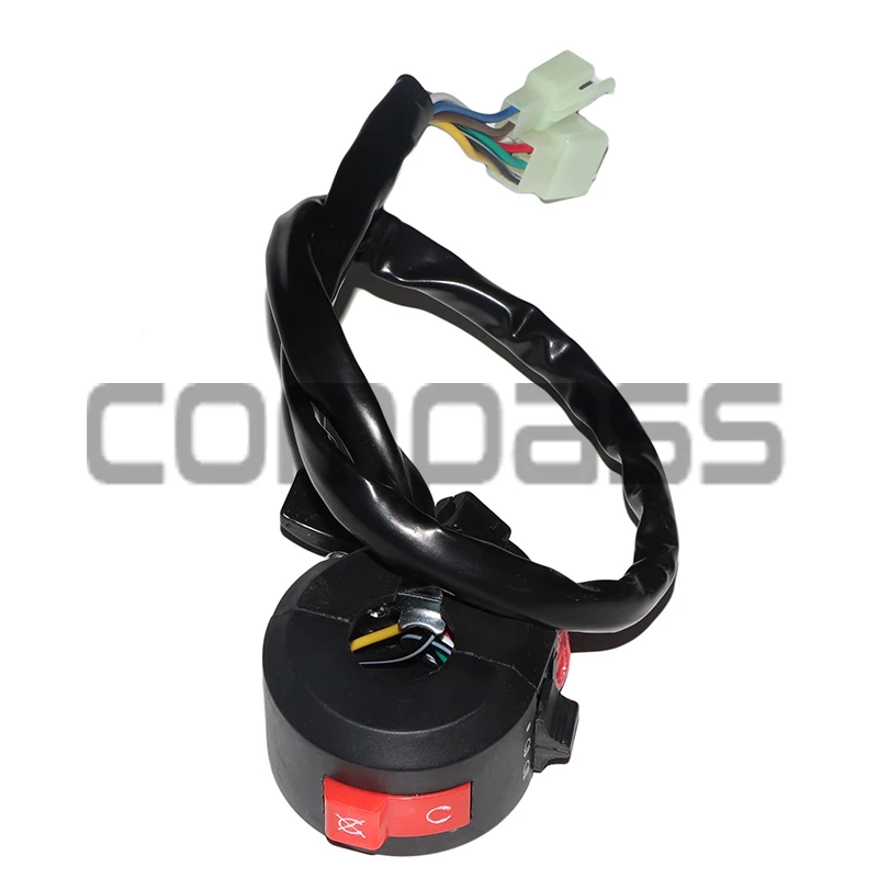 Переключатель на руль мотоцикла дальнего и ближнего света фары электронный