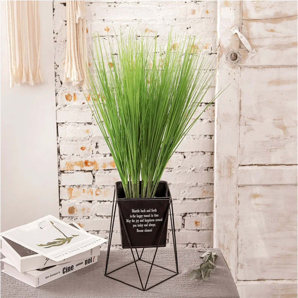

Artificial Long Reed Grass Handle Green Onion Grass Pampas Grass Plants Christmas Foxtail Tree Wedding Garden Home Decor Props