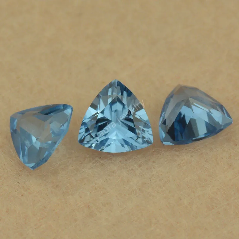 Распродажа свободный синтетический камень для изготовления ювелирных изделий 3x3