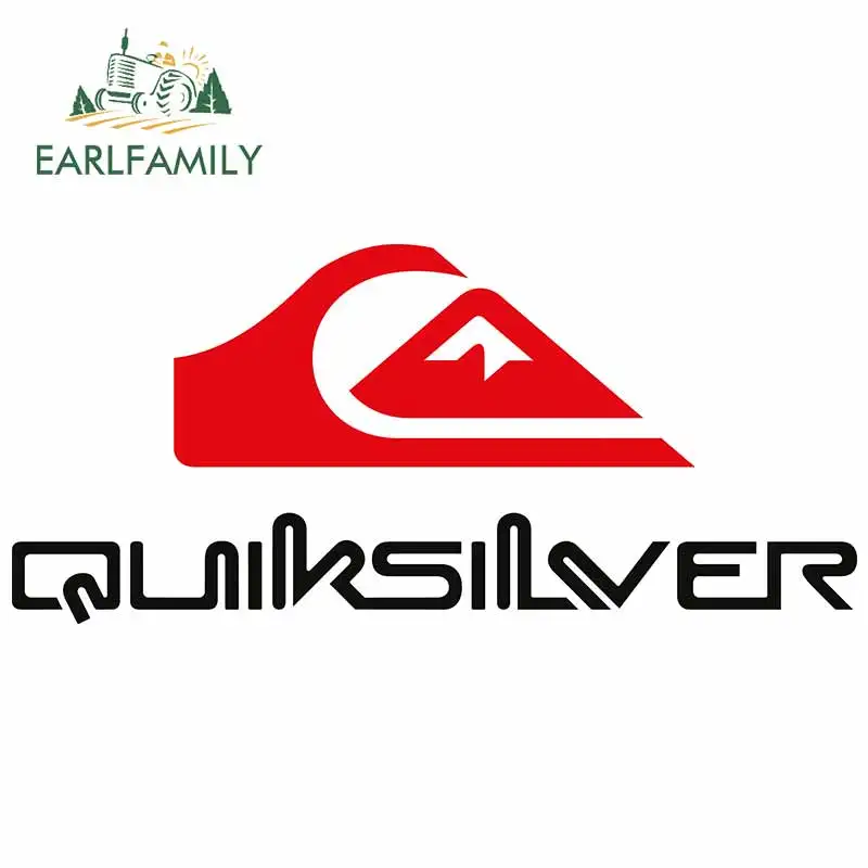 EARLFAMILY 13 см x 5 8 для Quiksilver логотип автомобиль грузовик Наклейка Бампер Окно