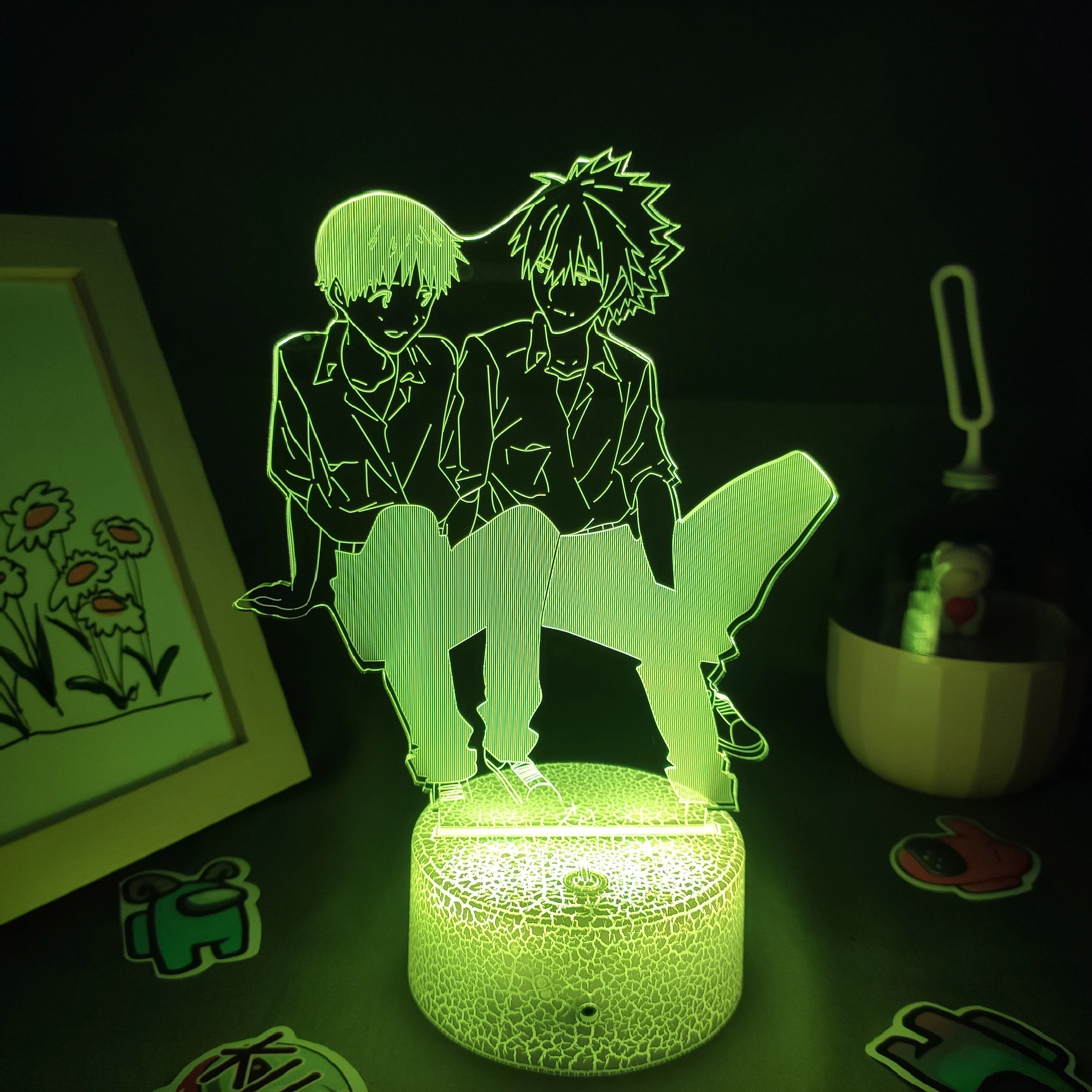 Эва (этиленвинилацетат) подарок светильник аниме Рисунок RGB светодиодный ночной