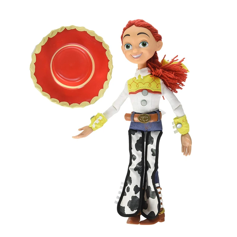 

40CM Disney Pixar Toy Story Talking Woody Jessie Action Figures Cloth Body Model Doll Limited Collection Toys for Children Gifts