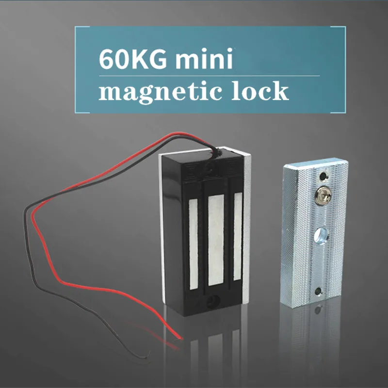 

Cabinet Lock Drawer lock Electromagnetic Lock Electric Magnetic Lock 12V DC 60Kg Holding Force For Access Control