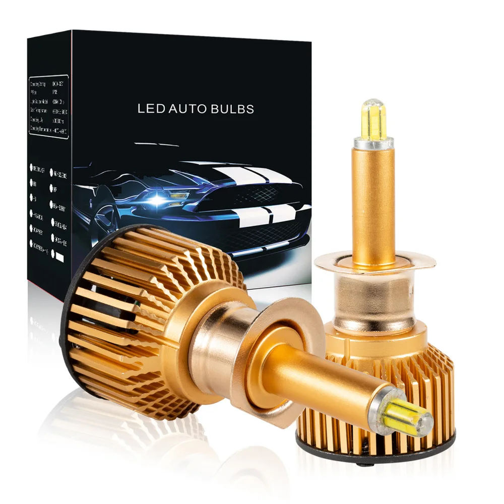 

2pcs H1 Led Car Headlight 6500k Front Fog Light High Beam Low Beam Light Bulb White Light P14.5s Car Styling Auto Source