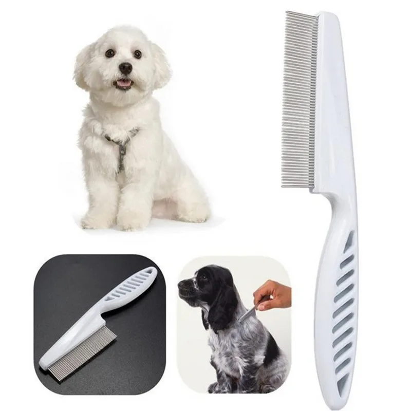 

Pet Flea Comb Dog Cat Hair Loss Cleaner Remove Lice Cleaning Hair Tool Kitten Puppy Grooming Close-Tooth Comb Pets Supplies