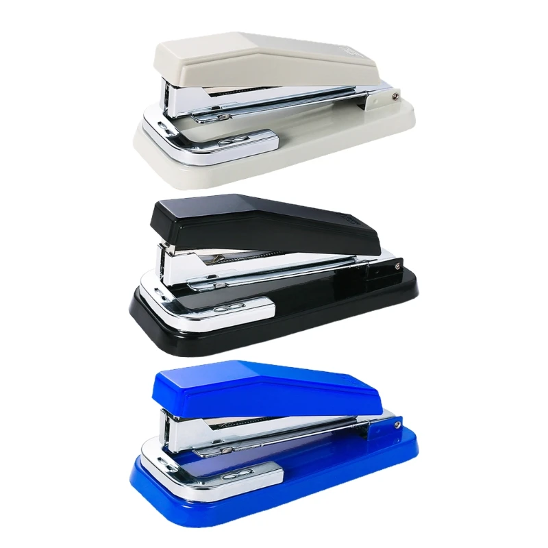 

Heavy Duty Adjustbale Stapler Multi-angles Stapling Metal Spring-Powered Stapler 25 Sheets Capacity Rotatable For Office