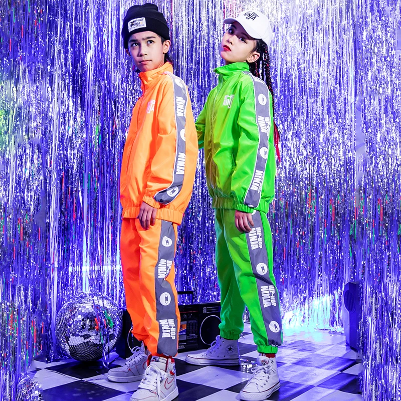 Детские танцевальные костюмы в стиле хип-хоп для мальчиков свободный