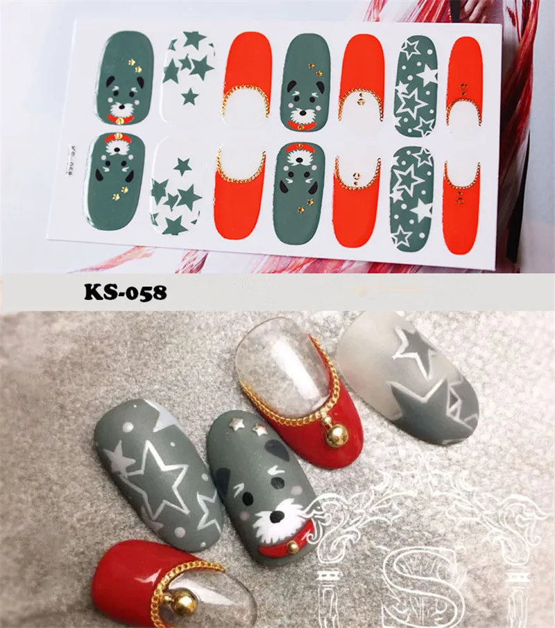 14 шт./компл. новый стикер для ногтей полный водонепроницаемые экологически