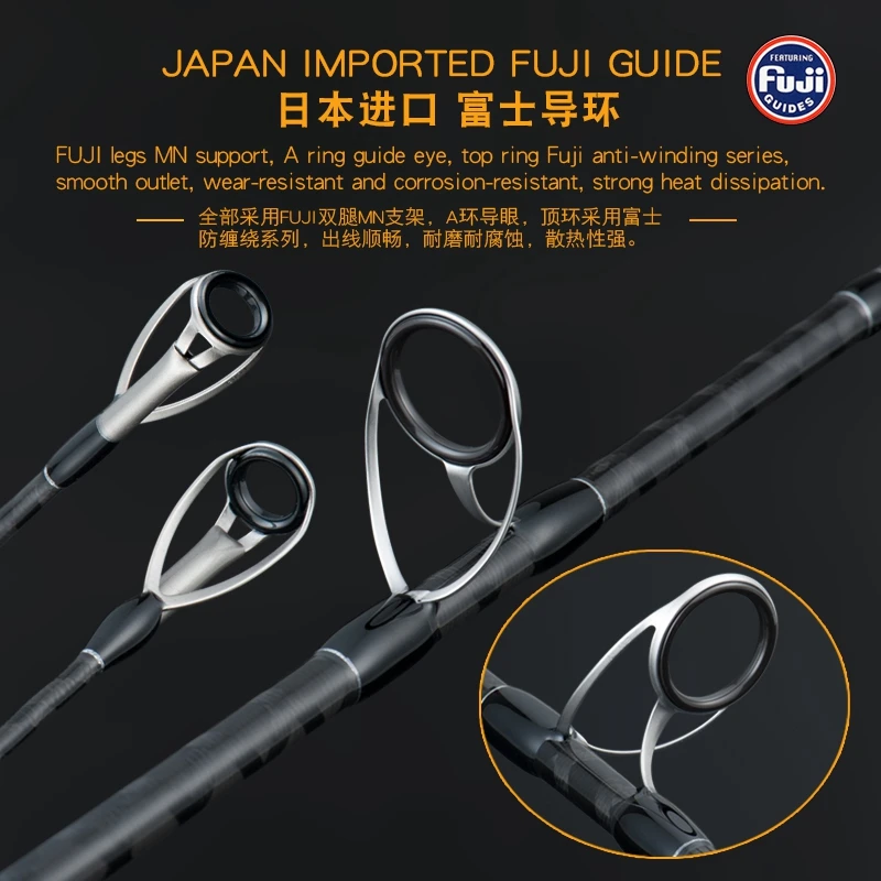 Новое поступление японские направляющие Fuji Удочка с высоким содержанием