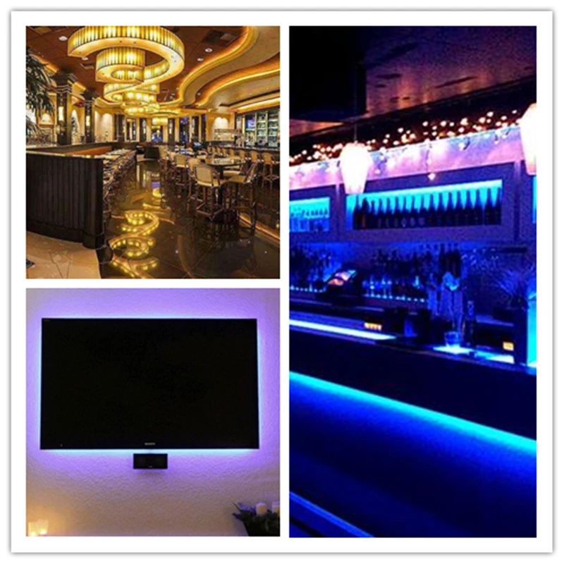 Светодиодная лента SMD60 RGB5050 водонепроницаемая гибкая лампа с диодной лентой