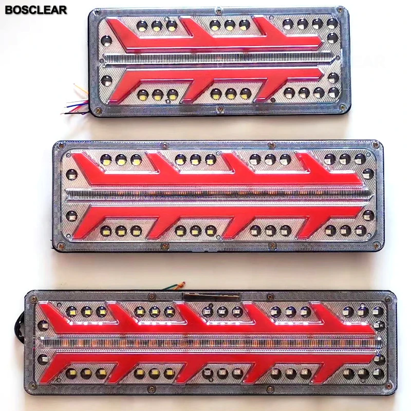 

Trailer Truck Lorry Led Tail Lights Lamp Brake Stop Warning Light Traffic Lamp Lorry Van Accessories Gift Tractor Side Lights