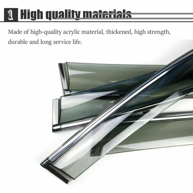 Новые 4 шт лезвий дефлекторы боковых окон дверей Солнцезащитный козырек щит для
