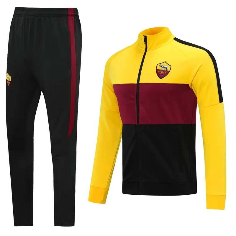 

2021 ROME Socer Tracksuit Maillot Jogging Training Suit Skinny Pants Outdoor Sportswear Surveyment Football Chandals