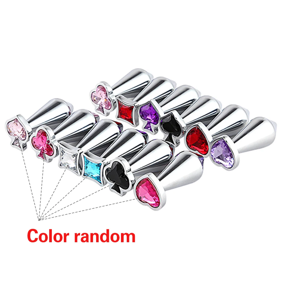 1 шт. металлическая Анальная пробка анальная секс-игрушка для взрослых в виде