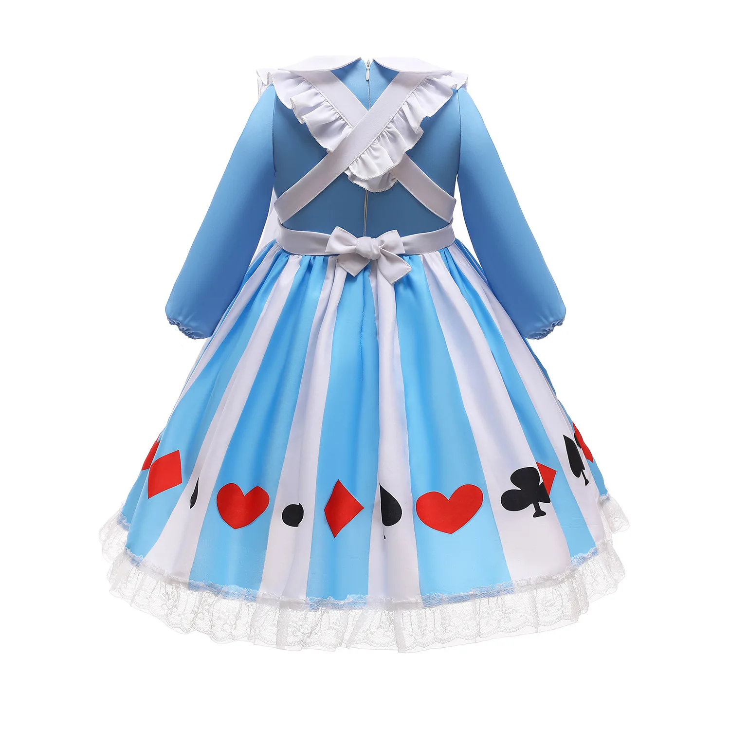 

Lolita Dress for Kids Toddler Girls Alice In Wonderland Halloween Cosplay Costumes Birthday Party Princess Dress Maid Clothes