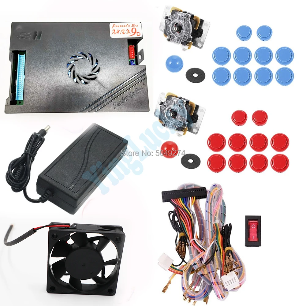 Pandora DIY kit консоль-Поддержка геймпада-разъем аркадная-игра встроенный-Pandora-Box 2500-In-1 9d