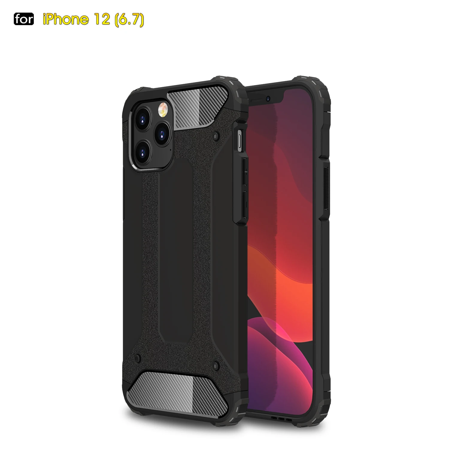 

Shockproof Case For Iphone 11 12 XS Pro Max Mini 5 5s 5SE 6 6S 7 8 Plus X XR Rugged Layer Armor Shell Protection Back Cover