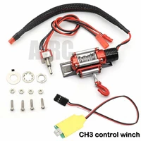 metal steel wired automatic simulated winch with switch for 110 trax trx 4 redcat hpi tamiya axial scx10 rc4wd d90 rc car