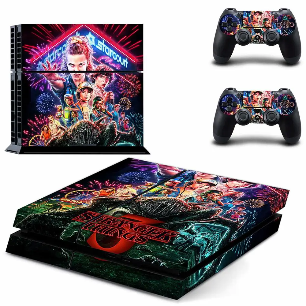 Странные Вещи Сезон 3 стикер s Наклейка для PS4 PS 4 Play станция Pegatinas консоли playstation и 2