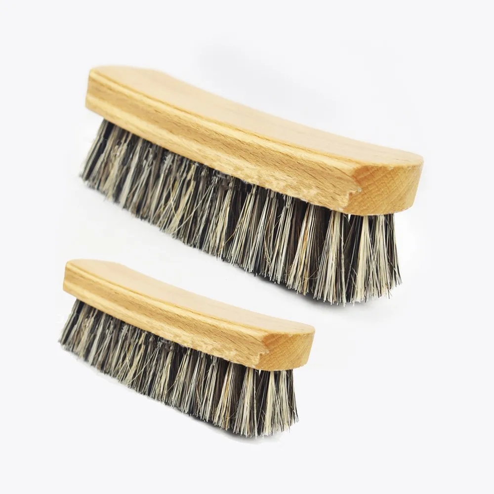 Щетка для обуви из конского волоса мягкий инструмент полировки натуральной кожи