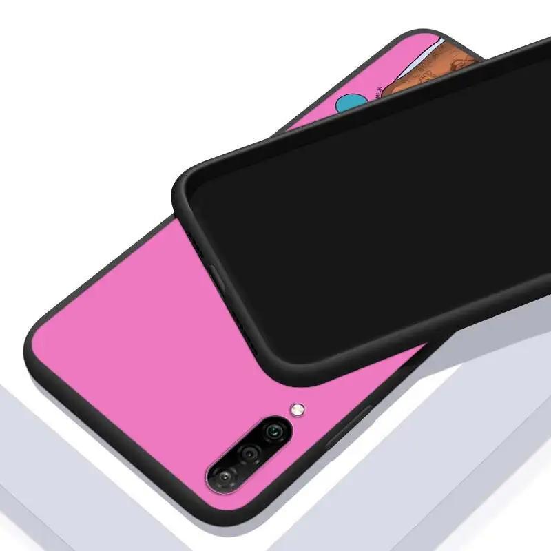 

African Beauty girl for Samsung Galaxy A90 5G A80 A70S A70 A60 A50S A40 A30 A20E A20 A20S A10S A10 Black Phone Case