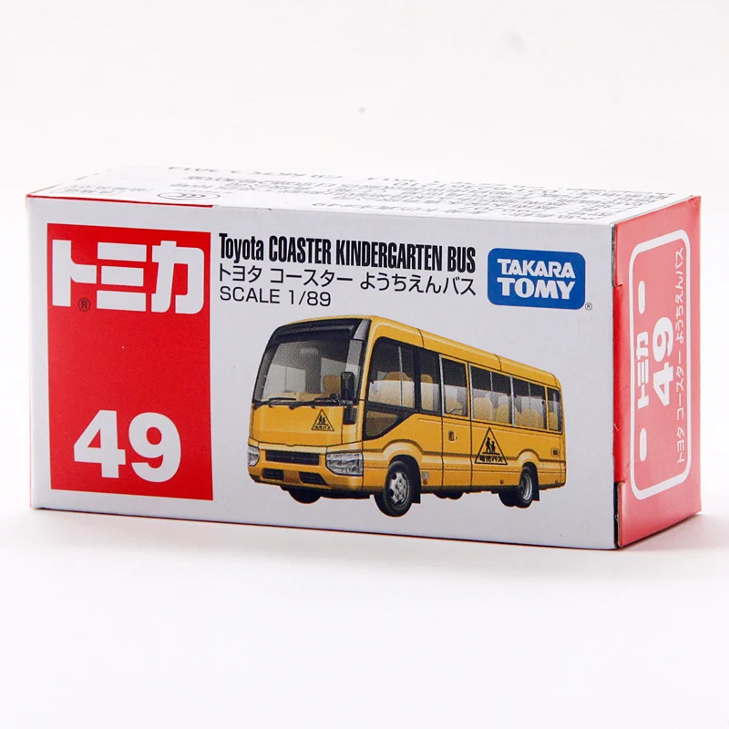 S10 Takara Tomy Tomica NO.49 Toyota Coaster автобус для детского сада 1/89 металлическая модель