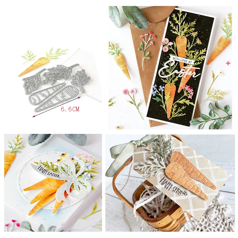 

Carrot Set/Wild Flower Mixed Set Sweet and Exquisite Flower Separate cutting Mold DIY scrapbook photo album decoration