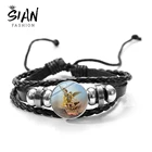 Браслет из искусственной кожи с изображением Архангела святого Михаила