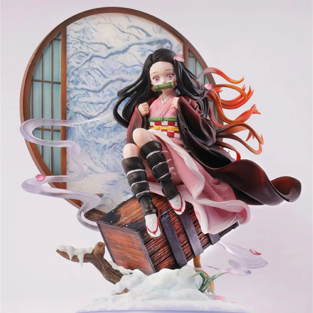 

Anime Demon Slayer: Kimetsu no Yaiba Kamado Nezuko Figure 28cm GK UP Art MINI PVC Action Figure Toy Collectible Model Doll Gift