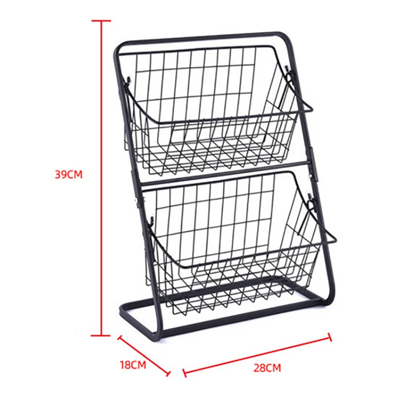 

1PC Double Layer Iron Storage Shelf Rack in the Bathroom Accessories Kitchen Organizer Assembly Bathroom Cosmetic Storage Basket