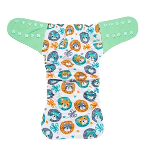 Print 1 JinoBaby EX сухой ткани Doapers Карманный подгузник(с 1 шт натурального бамбука вставки - Цвет: Print 1