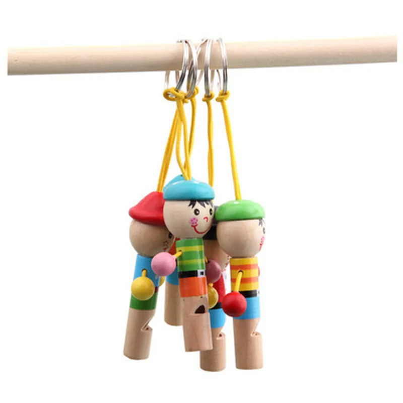 Детская деревянная игрушка мини свисток Пиратская развивающая музыкальные