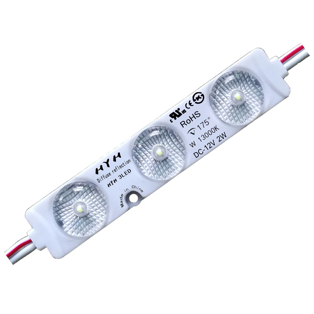 Diffuse reflection LED module 3030 advertising luminous characters 3 lights / group 2W Waterproof IP67 led DC12V 100pcs