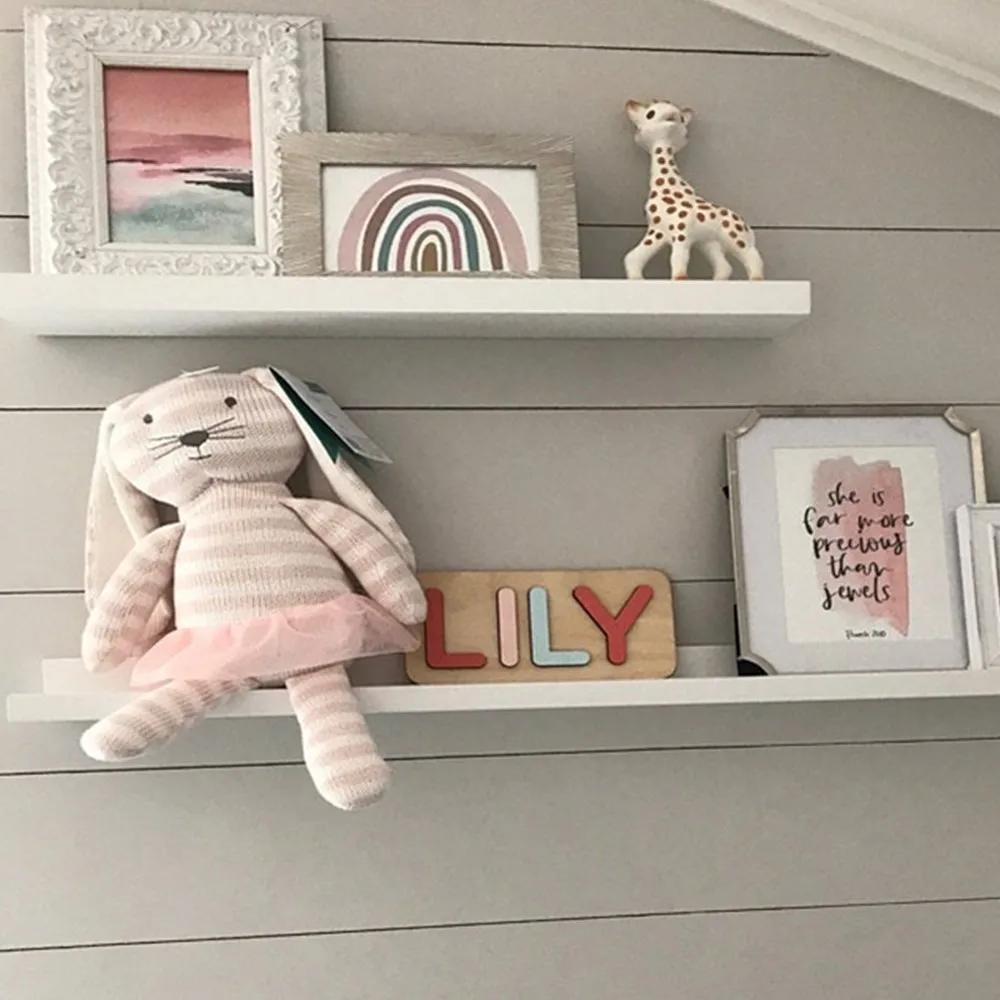 Детская деревянная головоломка с именем имени развивающая игрушки ручной работы