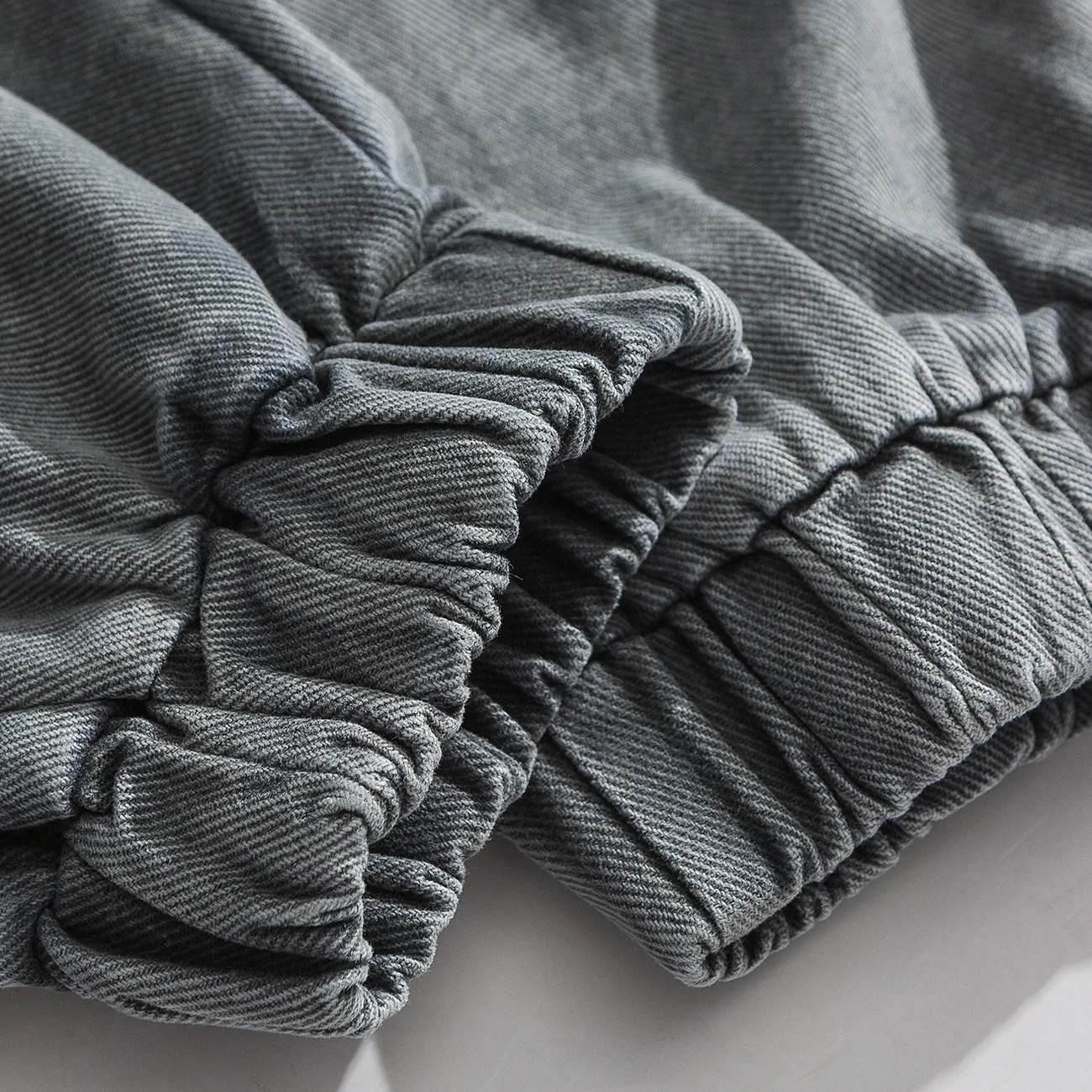 Джинсы мужские с эластичным поясом свободные креативные джоггеры из денима в