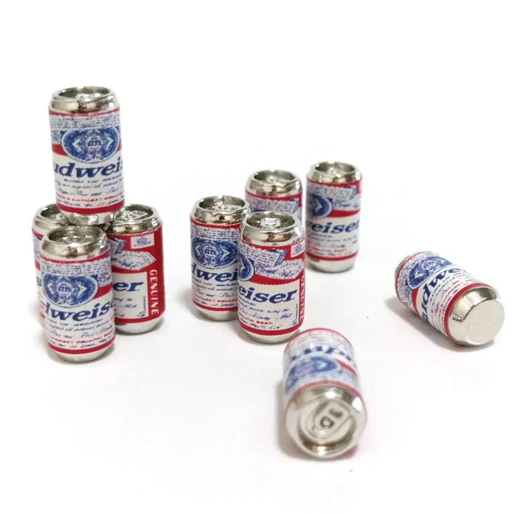 

10Pcs/Set DIY Miniature Dollhouse Beer Cup Mini For Dolls Dolls Accessories Drink 1:12 Cup Bar Model Food Mini Scene Be H1Z