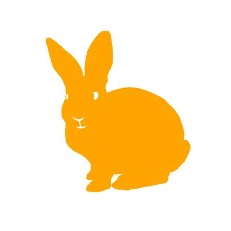 DAWASARU Wise Rabbit Decal Vinyl Cute Animal Car Sticker Car-styling for Truck Window Bumper Laptop Waterproof Custom 14*13CM | Автомобили