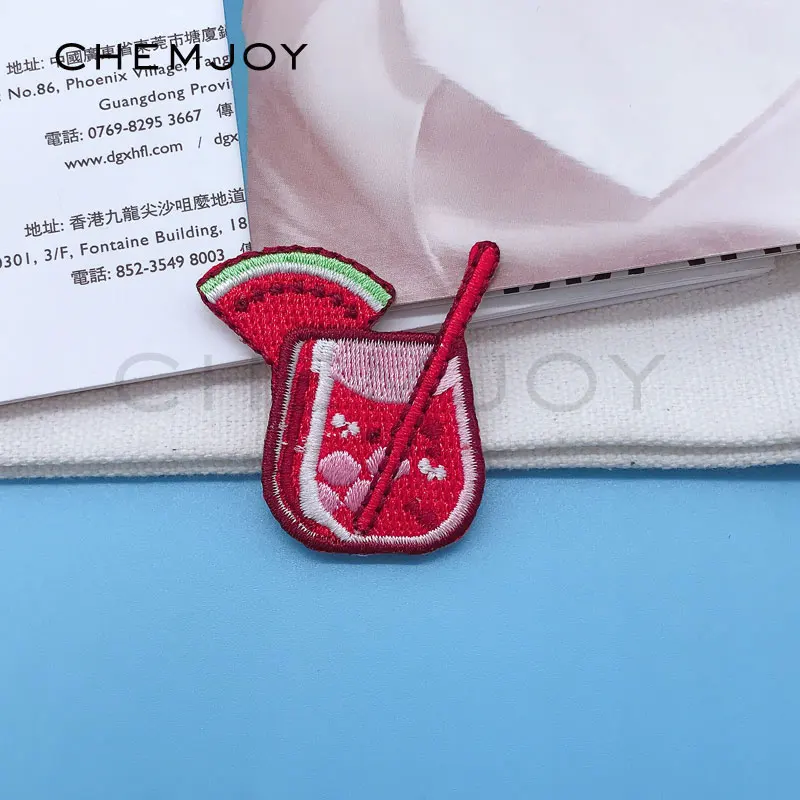 Тканевые нашивки в виде фруктового сока 6 шт. | Дом и сад