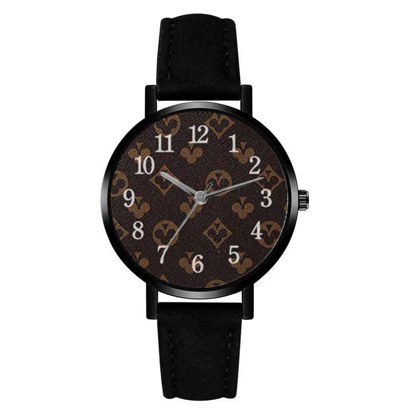 

2021 New Watch For Women Digital Quartz Wristwatches Reloj Mujer, Zegarek Damski Leather Strap